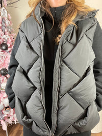 The Basket Weave Hooded Vest